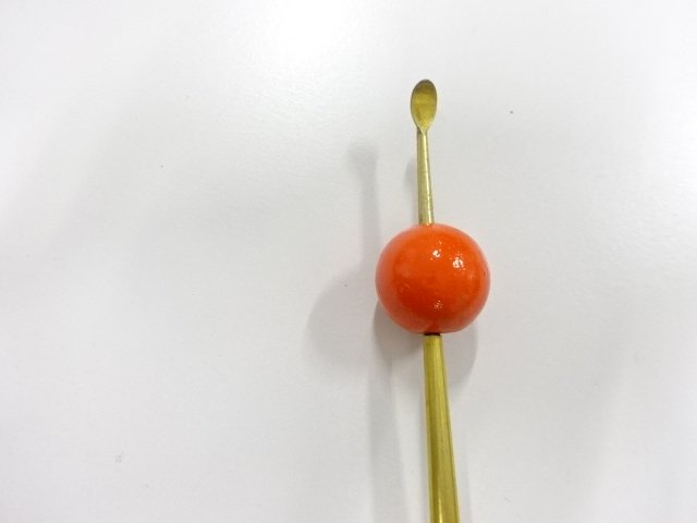  アンティーク　ガラス玉簪